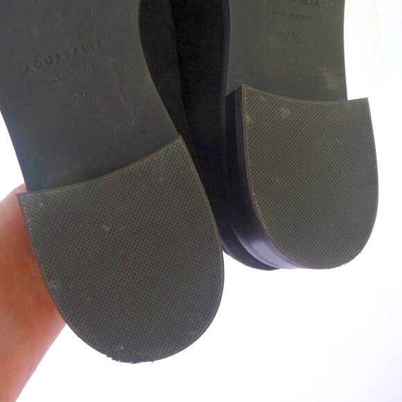 AQUATALIA Size 7.5 Golda Suede Loafer Flat ITALY - Picture 10 of 10